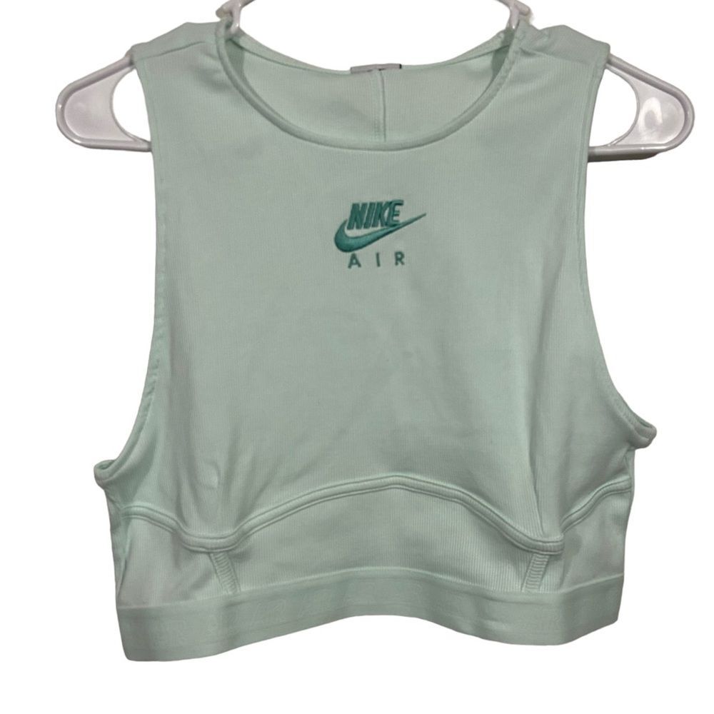 NWT Nike Air Mint Long Line Athletic Crop Top